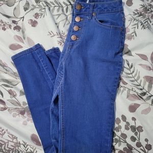 Walmart skinny jeans, blue, size small